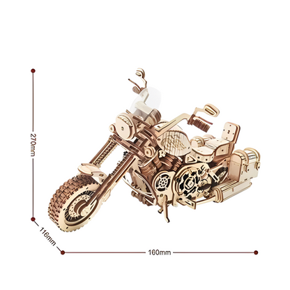 Puzzle 3D en bois | Moto de croisière 420 pièces